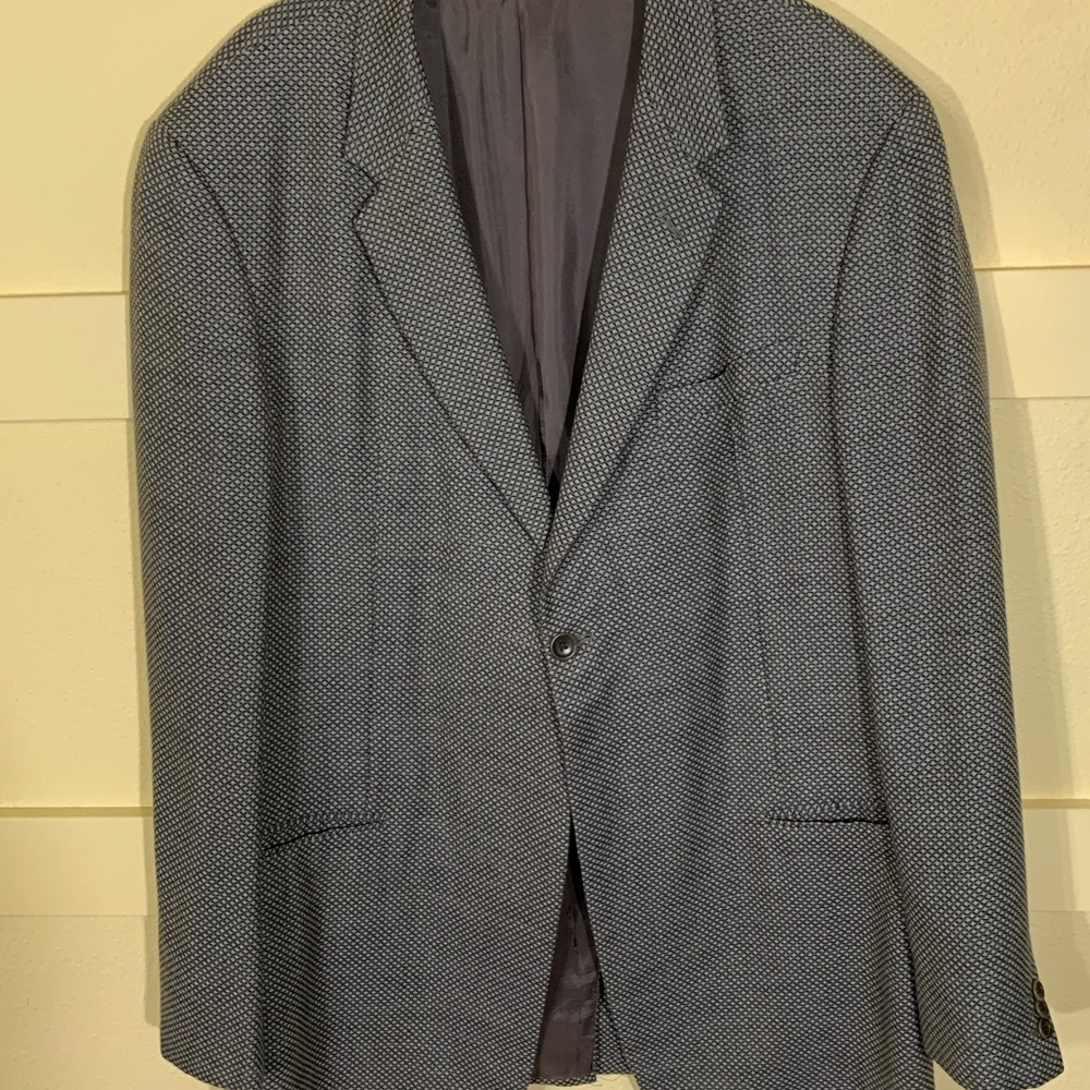 Mens Armani collezioni black/white cashmere blazer